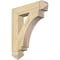 Ekena Millwork Imperial Arts & Crafts Rough Sawn Bracket, Douglas Fir, 4"W x 20"D x 24"H BKT04X20X24IMP03RDF - alternate 1